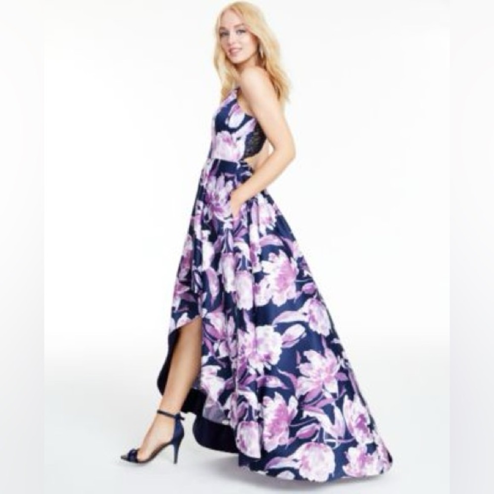 Speechless  for Macys floral racerback gown